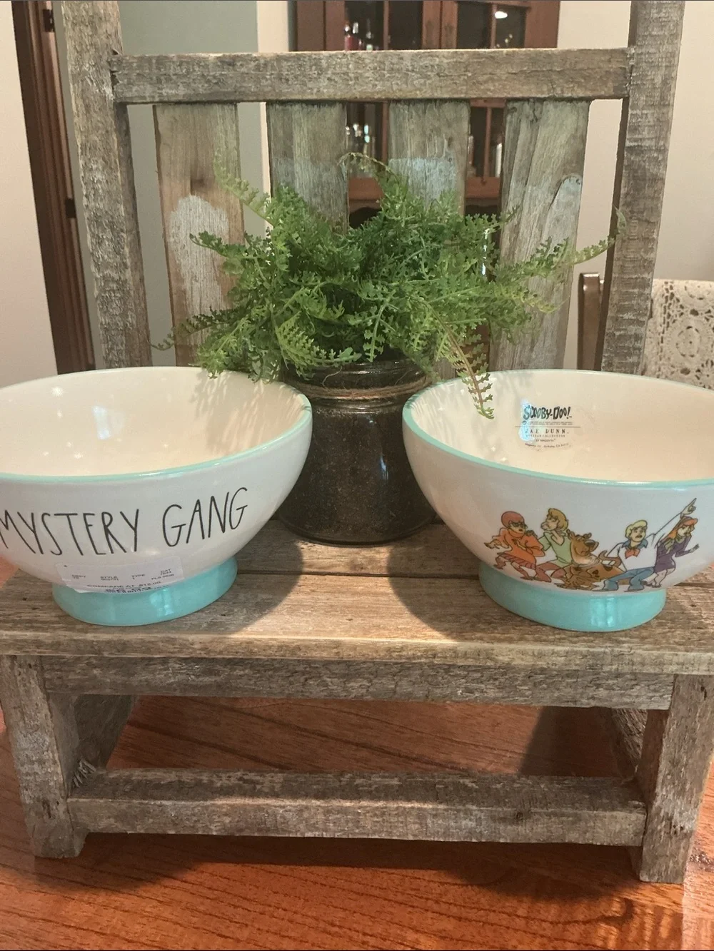 Rae Dunn x Scooby Doo MYSTERY GANG Bowls - Set of 2